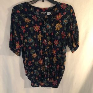 Vintage floral top